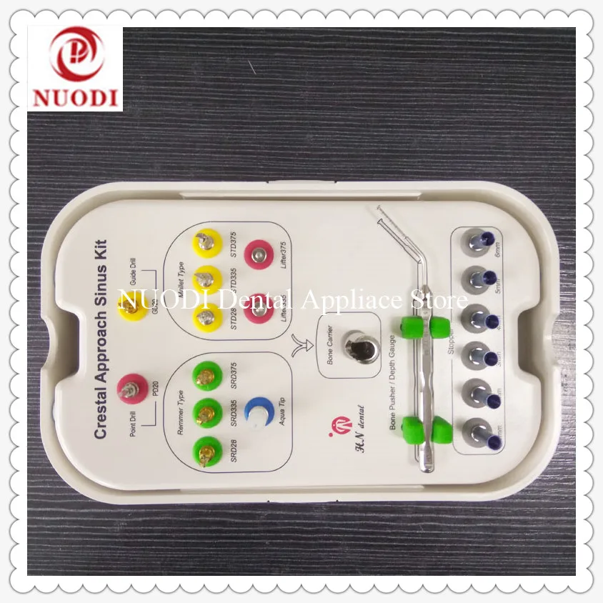 Dental Surgery Implant Tools Crestal Approach Sinus Kit/Korea Implant Kit Crestal Approach Sinus lift Kit
Dental Surgery Implant Tools Crestal Approach Sinus Kit/Korea Implant Kit Crestal Approach Sinus lift Kit