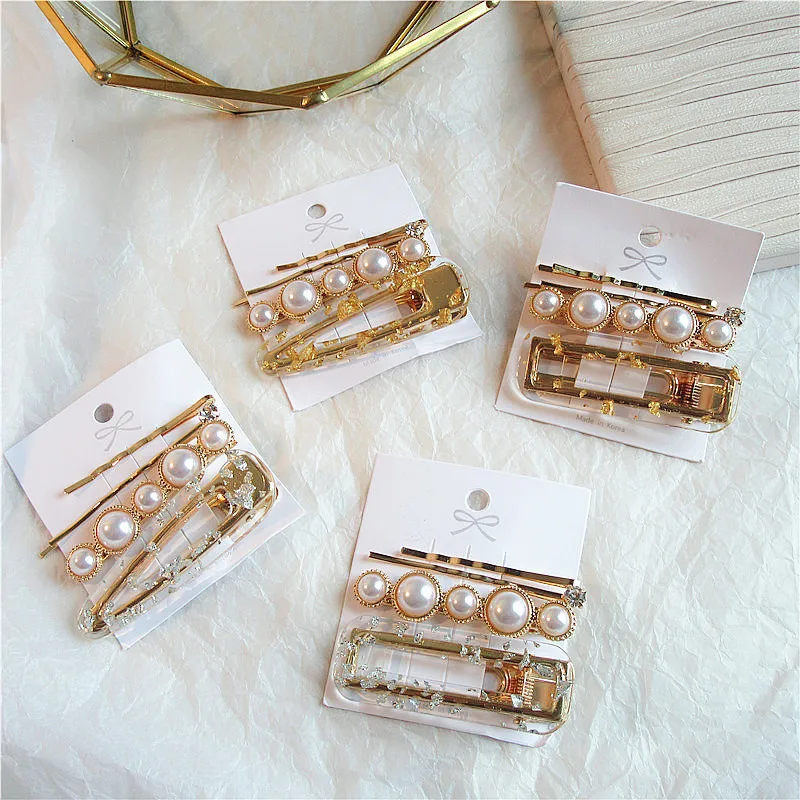 4 Pcs/set New Korean Hair Accessories Transparent Acrylic Duckbill Clip for Girl Women's Headwear Fashion Temperament Hairpins
4 Pcs/set New Korean Hair Accessories Transparent Acrylic Duckbill Clip for Girl Women's Headwear Fashion Temperament Hairpins