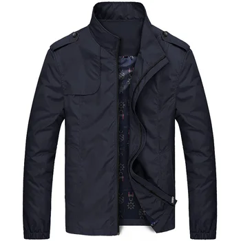 2018 Autumn Men Jacket Windbreaker Male Overcoat Casual Solid Jacket Slim Fit Stand Collar Men Windproof Jacket Coat Plus Szie
2018 Autumn Men Jacket Windbreaker Male Overcoat Casual Solid Jacket Slim Fit Stand Collar Men Windproof Jacket Coat Plus Szie