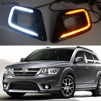 Car Flashing For FIAT Freemont for Dodge Journey 2014 2015 2016 LED DRL Daytime Running Light Daylight With Turn Signal lamp
Car Flashing For FIAT Freemont for Dodge Journey 2014 2015 2016 LED DRL Daytime Running Light Daylight With Turn Signal lamp