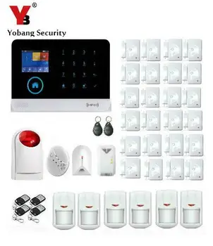Yobang Security WIFI IOS/Android APP Remote Control Alarmas Casas Smoke Detection Gas Sensor Ultra-thin Home GSM Alarm System
Yobang Security WIFI IOS/Android APP Remote Control Alarmas Casas Smoke Detection Gas Sensor Ultra-thin Home GSM Alarm System