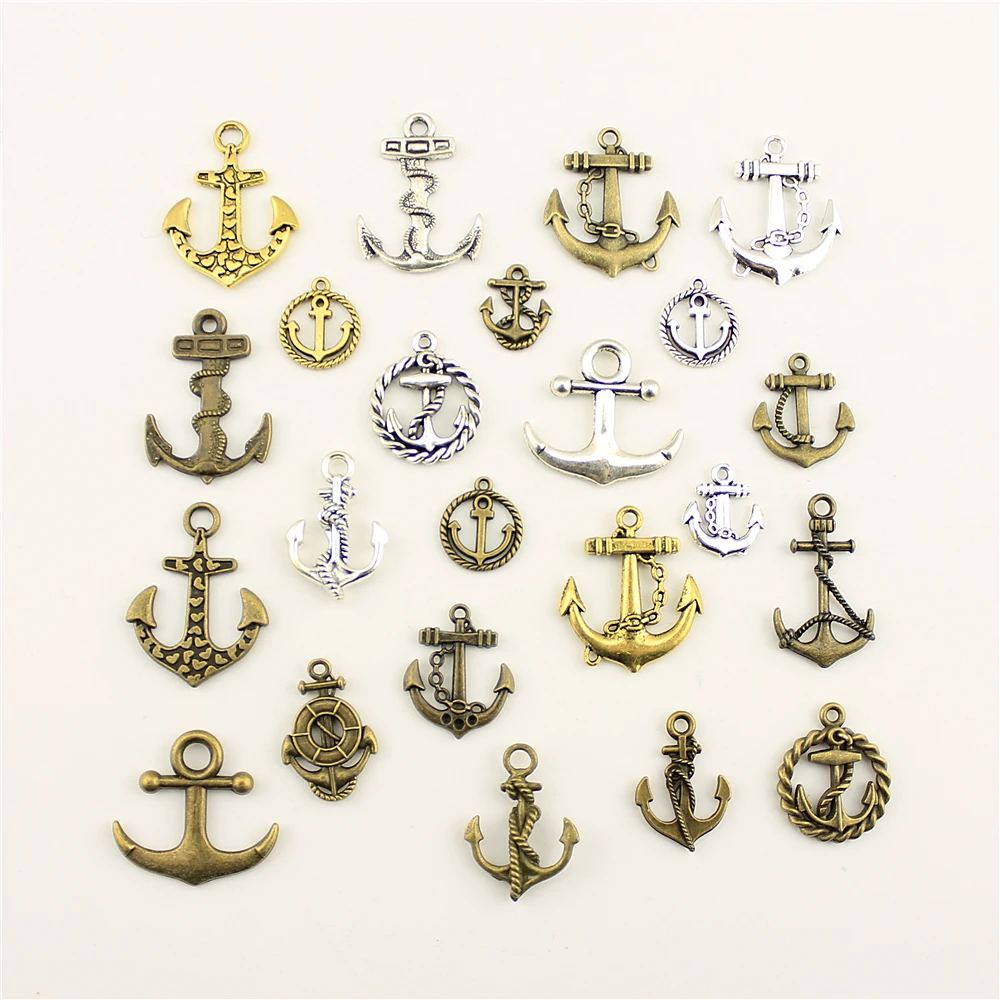 Fashion Jewelry Making Ship Anchor Circle Rope Jewelry Findings Components Mix Pendant
Fashion Jewelry Making Ship Anchor Circle Rope Jewelry Findings Components Mix Pendant