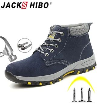 JACKSHIBO Men Boots Work Construction Steel Toe Cap Safety Shoes For Male Anti-smashing Piercing Work Shoes Indestructible Shoes
JACKSHIBO Men Boots Work Construction Steel Toe Cap Safety Shoes For Male Anti-smashing Piercing Work Shoes Indestructible Shoes