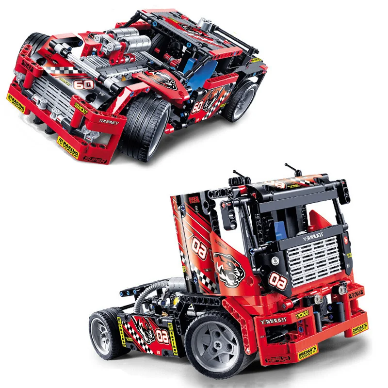 The Race Truck Car Set Compatible Technic Model Building Blocks 608 Pcs Bricks Boy Birthday Gift Educational Toys
The Race Truck Car Set Compatible Technic Model Building Blocks 608 Pcs Bricks Boy Birthday Gift Educational Toys