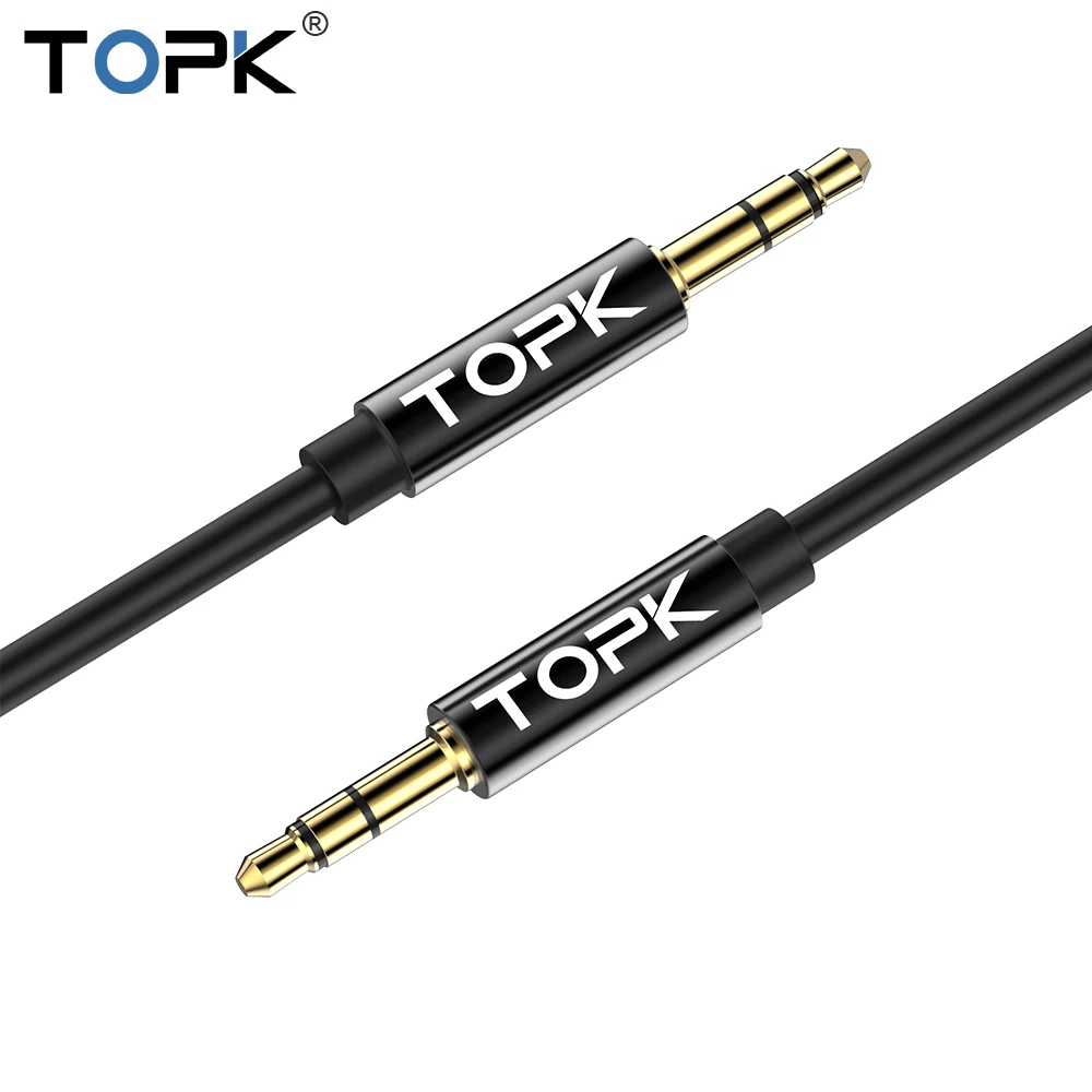 TOPK (1M) 3.5mm Premium Auxiliary Gold-Plated Plug Audio Cable Male to Male AUX Cable for Car iPhone MP3 / MP4 Headphone Speaker
TOPK (1M) 3.5mm Premium Auxiliary Gold-Plated Plug Audio Cable Male to Male AUX Cable for Car iPhone MP3 / MP4 Headphone Speaker