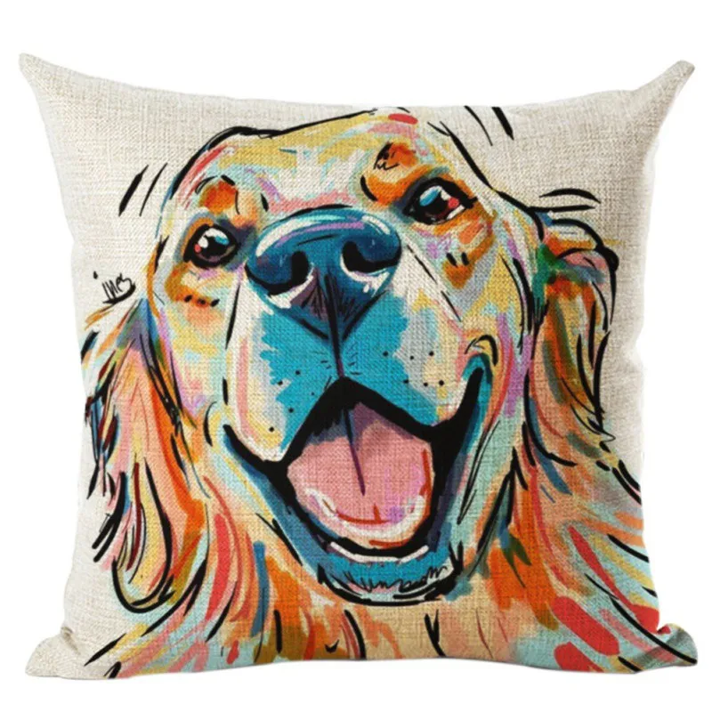 45*45cm Cushion Cover Cute Animal Dog Cat Landscape Pillow Sequin Pillowcase Decorative Pillows Cover Cojines Decorativos Sofa
45*45cm Cushion Cover Cute Animal Dog Cat Landscape Pillow Sequin Pillowcase Decorative Pillows Cover Cojines Decorativos Sofa