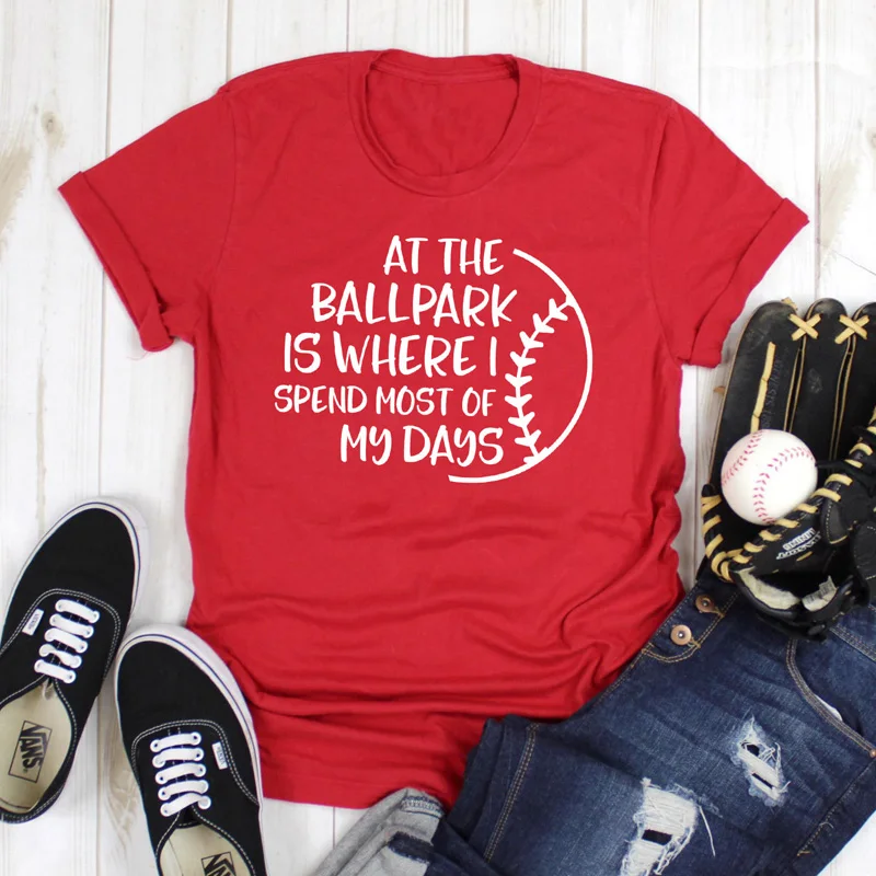 At The Ballpark Is Where I Spend Most Of My Days T-shirt Unisex Women Graphic Funny Tee Top Summer Slogan Tshirt Game Day Shirt
At The Ballpark Is Where I Spend Most Of My Days T-shirt Unisex Women Graphic Funny Tee Top Summer Slogan Tshirt Game Day Shirt