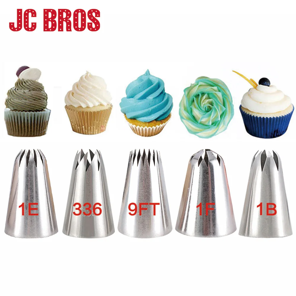 5Pcs/set DIY Stainless Steel Icing Piping Tips Pastry Nozzles Icing Cream Fondant Sugarcraft Cake Decorating Tool Pastry Baking
5Pcs/set DIY Stainless Steel Icing Piping Tips Pastry Nozzles Icing Cream Fondant Sugarcraft Cake Decorating Tool Pastry Baking