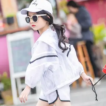 Girls Clothes Sets Summer 2020 Kids Clothes Girls Sets Teens 3pcs Set Sun Protection Clothing Jackets + Striped T-shirt + Shorts
Girls Clothes Sets Summer 2020 Kids Clothes Girls Sets Teens 3pcs Set Sun Protection Clothing Jackets + Striped T-shirt + Shorts