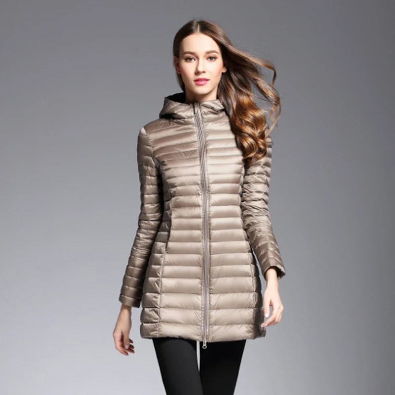 khaki/navy/red/purple Winter Plus Size Long coats Womens Down Jackets Ultra Light Duck Down Coat Hoodie Autumn Puffer Jacket 
khaki/navy/red/purple Winter Plus Size Long coats Womens Down Jackets Ultra Light Duck Down Coat Hoodie Autumn Puffer Jacket