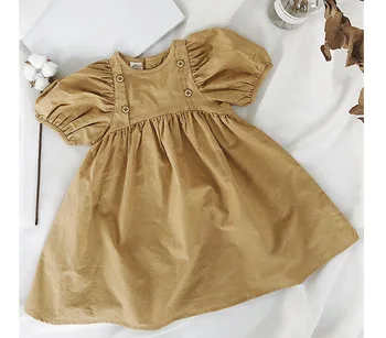 Roimyal Wholesale 2019 summer 3-8 year old girl solid color retro high waist cotton puff sleeve princess toddler kids dress
Roimyal Wholesale 2019 summer 3-8 year old girl solid color retro high waist cotton puff sleeve princess toddler kids dress