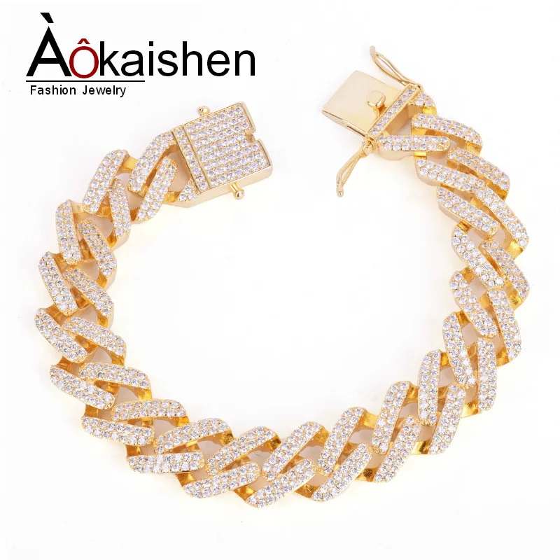 14mm Square Miami Cuban Link Bracelet Gold Silver Color Iced Out Cubic Zirconia Rock Hip hop Style Men's Jewelry
14mm Square Miami Cuban Link Bracelet Gold Silver Color Iced Out Cubic Zirconia Rock Hip hop Style Men's Jewelry
