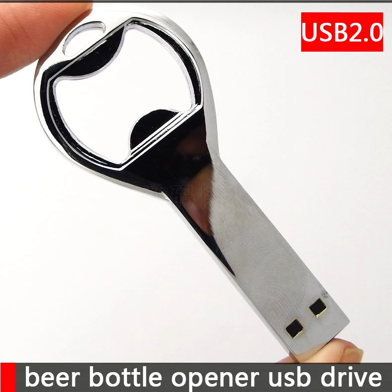 1 год гарантии пива открывалка для бутылок брелок Usb флеш-накопитель Флешка