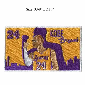 Forever Kobe Bean Bryant No.24 of 3.69"high embroidery for warhammer/letter patch/sports star
Forever Kobe Bean Bryant No.24 of 3.69"high embroidery for warhammer/letter patch/sports star