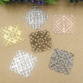 35mm Multi-color Plated Blank European Charms Vintage Square Filigree Wraps Flower Links Connectors DIY Jewelry Findings Crafts
35mm Multi-color Plated Blank European Charms Vintage Square Filigree Wraps Flower Links Connectors DIY Jewelry Findings Crafts