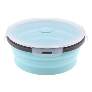 4Pcs Set Collapsible Fruit Salad Lunch Box Silicone Food Box Container Round Shape Tableware
4Pcs Set Collapsible Fruit Salad Lunch Box Silicone Food Box Container Round Shape Tableware