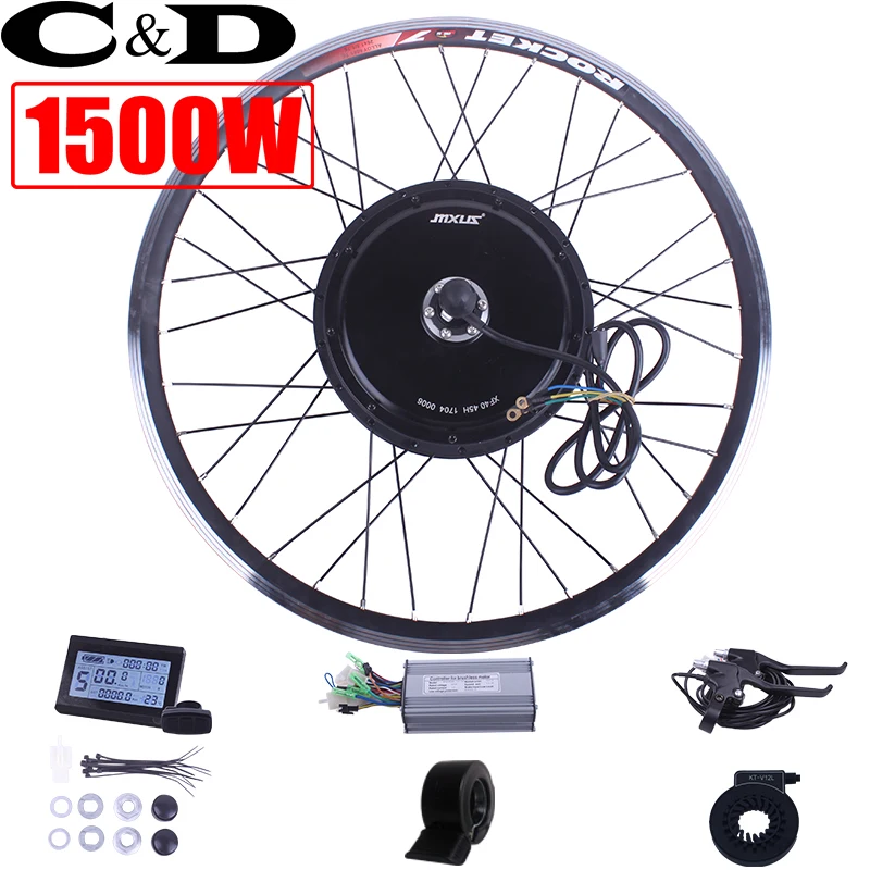 48V 60V 1500W Super Powerful E-bike kit Electric Bike Conversion kit XF40 45H Driect Drive Motor Gearless MXUS brand LED LCD
48V 60V 1500W Super Powerful E-bike kit Electric Bike Conversion kit XF40 45H Driect Drive Motor Gearless MXUS brand LED LCD