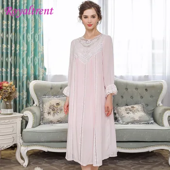 Women Cotton Nightdress Long Sleeve Lace Nightdress Court Retro Nightdress Elegant Romantic Nightdress Cotton Home Casual Wear
Women Cotton Nightdress Long Sleeve Lace Nightdress Court Retro Nightdress Elegant Romantic Nightdress Cotton Home Casual Wear