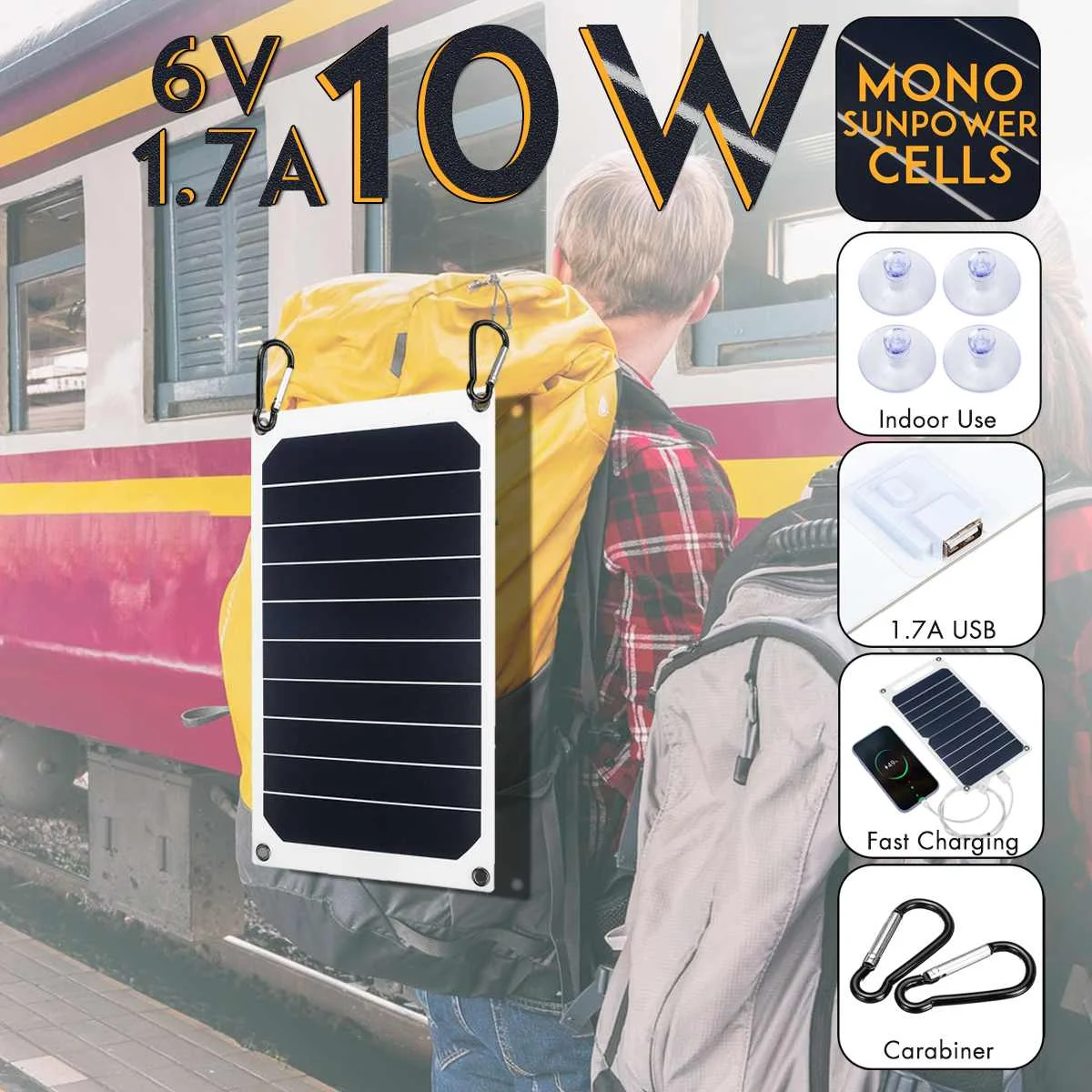 LEORY Flexible Solar Panel Plate 10W Solar Charger For Car Battery 6V Phone Charger Battery Sunpower Monocrystalline Cells
LEORY Flexible Solar Panel Plate 10W Solar Charger For Car Battery 6V Phone Charger Battery Sunpower Monocrystalline Cells