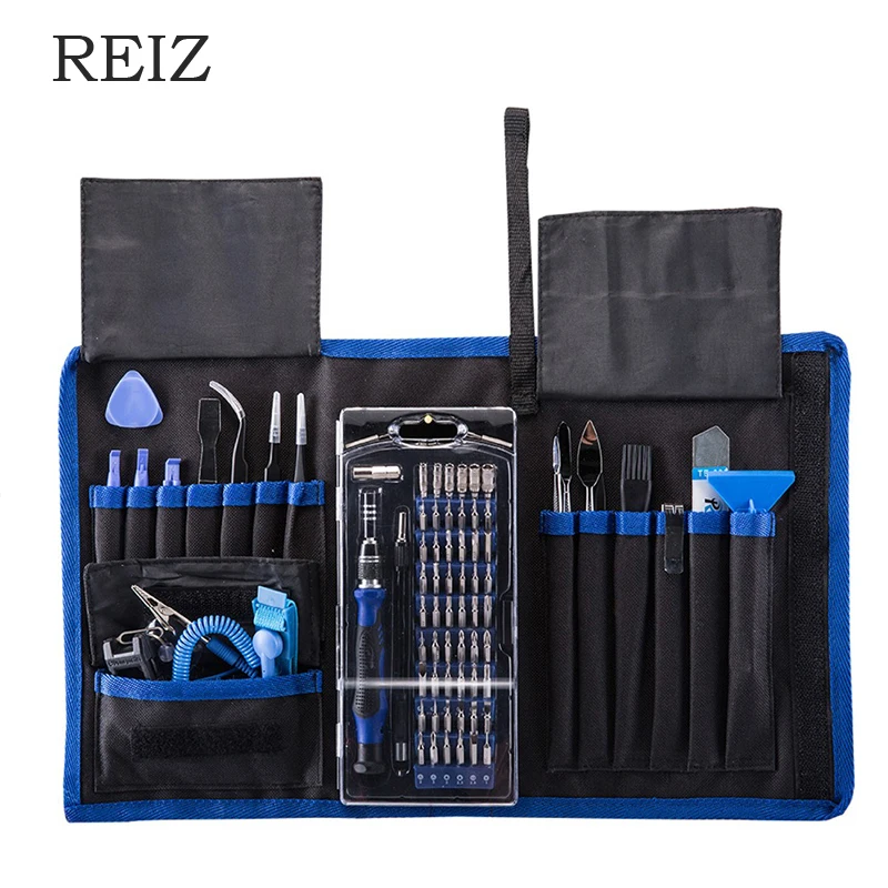 REIZ 82 in 1Screwdriver Set with 57 Bit Magnetic Driver Kit Precision Screwdriver Set Hand Tools for Phone Electronics Pad
REIZ 82 in 1Screwdriver Set with 57 Bit Magnetic Driver Kit Precision Screwdriver Set Hand Tools for Phone Electronics Pad