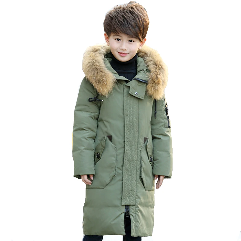 Thick Warm Down Jackets -30 Degree Winter Boys And Girls Duck Down Coats Children Natural Fur Long Outerwear Kids Hooded Clothes
Thick Warm Down Jackets -30 Degree Winter Boys And Girls Duck Down Coats Children Natural Fur Long Outerwear Kids Hooded Clothes