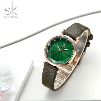 SHENGKE SK Women Quartz Watch 2018 Top Brand Luxury Ladies Watch Leather High Quality Casual Waterproof Wristwatch Gift for Girl
SHENGKE SK Women Quartz Watch 2018 Top Brand Luxury Ladies Watch Leather High Quality Casual Waterproof Wristwatch Gift for Girl