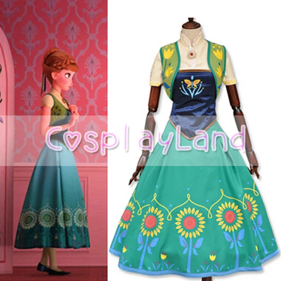 Princess Anna Cosplay Costume Adult Fever Party Dresses for Women Halloween Party Cosplay Costume
Princess Anna Cosplay Costume Adult Fever Party Dresses for Women Halloween Party Cosplay Costume