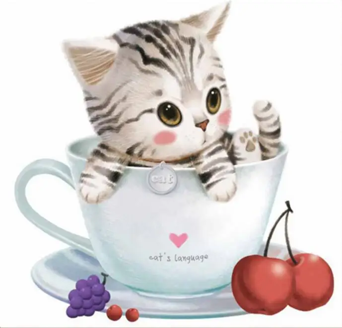 YIKEE Diamond Painting Coffee Cat 5D DIY Diamond Embroidery Mosaic Picture Of Rhinestone Decoration Home c175
YIKEE Diamond Painting Coffee Cat 5D DIY Diamond Embroidery Mosaic Picture Of Rhinestone Decoration Home c175