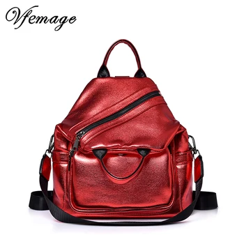 Vfemage Multifunction Backpack Women Leather Bling Backpack Girls Small Schoolbag Female Bagpack Women Cool Daypack Sac a Dos
Vfemage Multifunction Backpack Women Leather Bling Backpack Girls Small Schoolbag Female Bagpack Women Cool Daypack Sac a Dos