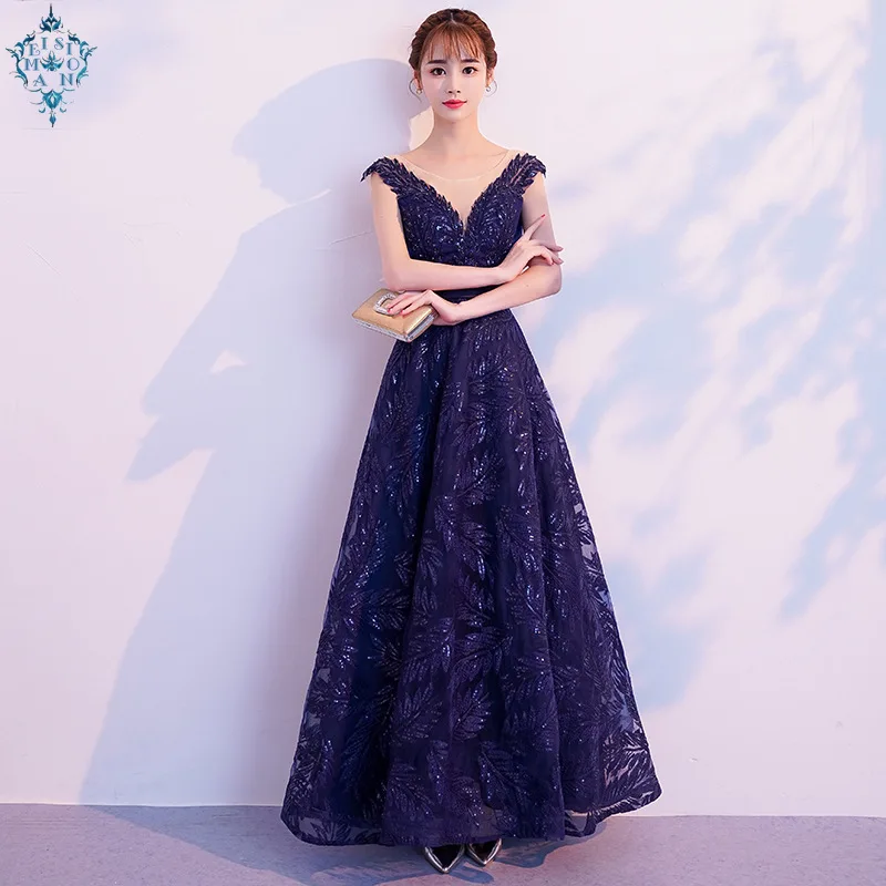 Ameision Navy Blue wine red sexy Evening Dress Elegant Cap Sleeve Sequins Beading Party Long Evening Dresses
Ameision Navy Blue wine red sexy Evening Dress Elegant Cap Sleeve Sequins Beading Party Long Evening Dresses