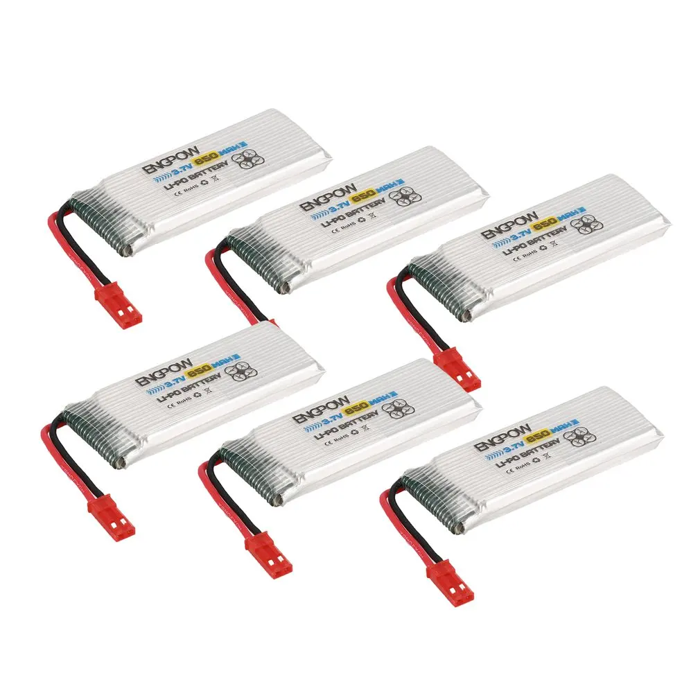 6PCS/2pcs Engpow 3.7V 850mAh 1S Rechargeable Lipo Battery Mini JST Plug Connector For RC Drone Quadcopter Helicopter Spare Parts
6PCS/2pcs Engpow 3.7V 850mAh 1S Rechargeable Lipo Battery Mini JST Plug Connector For RC Drone Quadcopter Helicopter Spare Parts