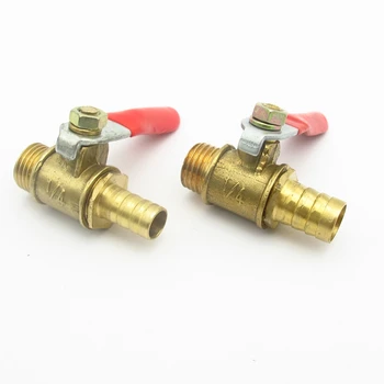 6mm 8mm 10mm 12mm Hose Barb x 1/8" 1/4" 3/8" 1/2" BSP Male Thread Two Way Brass Pneumatic Shut Off Ball Valve Pipe Fitting
6mm 8mm 10mm 12mm Hose Barb x 1/8" 1/4" 3/8" 1/2" BSP Male Thread Two Way Brass Pneumatic Shut Off Ball Valve Pipe Fitting