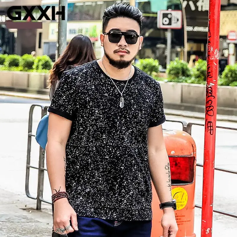 New Arrival Men's Summer Loose Casual Print Short Sleeve O-neck T-shirt Brand Elastic Black Male Clothing Large Size 3XL-7XL
New Arrival Men's Summer Loose Casual Print Short Sleeve O-neck T-shirt Brand Elastic Black Male Clothing Large Size 3XL-7XL