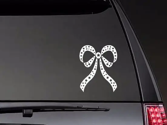 Star Ribbon Bow Car Stickers Rear windshield Car Bumper Window Stickers Art Parten ZP0379
Star Ribbon Bow Car Stickers Rear windshield Car Bumper Window Stickers Art Parten ZP0379