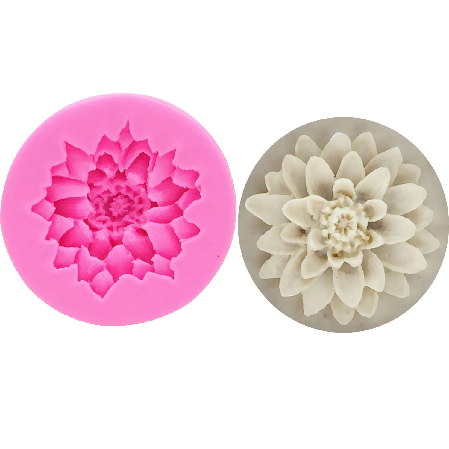 M0158 Chrysanthemum Flower Fondant Silicone Mold Mould Baking Sunflower Cake Cookies Form Chocolate Sugar
M0158 Chrysanthemum Flower Fondant Silicone Mold Mould Baking Sunflower Cake Cookies Form Chocolate Sugar