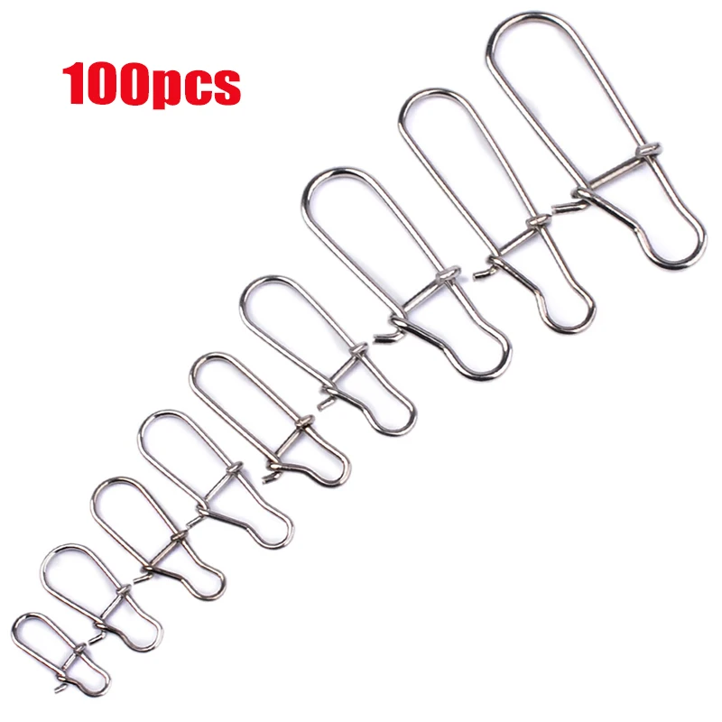 100pcs /box Snap Fishing Barrel Swivel safety snap 12mm-33.5mm Swivel Snap 0#-8# fishing swivels pesca fishing wobblers
100pcs /box Snap Fishing Barrel Swivel safety snap 12mm-33.5mm Swivel Snap 0#-8# fishing swivels pesca fishing wobblers