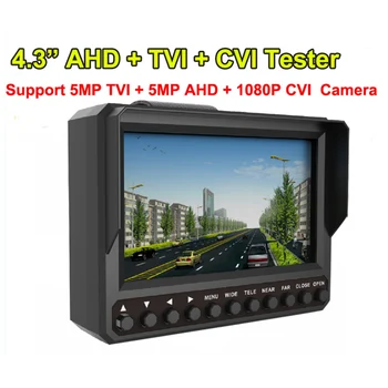 Wrist AHD TVI CVI CCTV Test Monitor with 4.3 inch LCD,Multi-function AHD TVI CVI Security Test Tool 5MP TVI 3.0
Wrist AHD TVI CVI CCTV Test Monitor with 4.3 inch LCD,Multi-function AHD TVI CVI Security Test Tool 5MP TVI 3.0