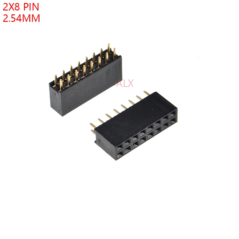 20PCS 2X8 PIN Double row Straight FEMALE PIN HEADER 2.54MM PITCH Strip Connector Socket 2*8 8p 8 PIN 16PIN FOR PCB BOARD
20PCS 2X8 PIN Double row Straight FEMALE PIN HEADER 2.54MM PITCH Strip Connector Socket 2*8 8p 8 PIN 16PIN FOR PCB BOARD