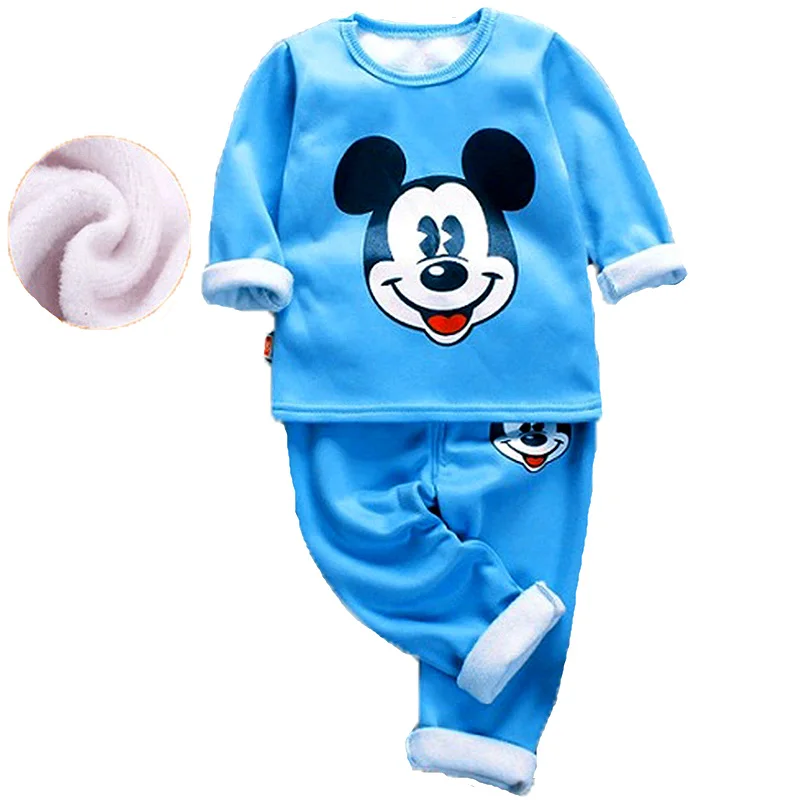 Toddler Children Wool Warm Cartoon Suit Autumn Winter Boy Mickey Casual Set Baby Girl Minnie Print Sweater Sports Pants Clothing
Toddler Children Wool Warm Cartoon Suit Autumn Winter Boy Mickey Casual Set Baby Girl Minnie Print Sweater Sports Pants Clothing