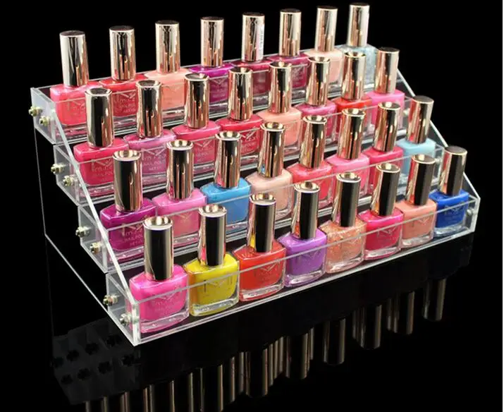 Pro4 Tiers Removable Nail Polish Shelf Acrylic Clear Cosmetic Varnish Display Stand Rack Holder Women Makeup Organizer Case
Pro4 Tiers Removable Nail Polish Shelf Acrylic Clear Cosmetic Varnish Display Stand Rack Holder Women Makeup Organizer Case