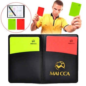 Soccer Referee Red Yellow Card Pencil Sports Notebook Personalized Sport Match Soccer Sheet Set Note Notebook Soccer Supplies
Soccer Referee Red Yellow Card Pencil Sports Notebook Personalized Sport Match Soccer Sheet Set Note Notebook Soccer Supplies
