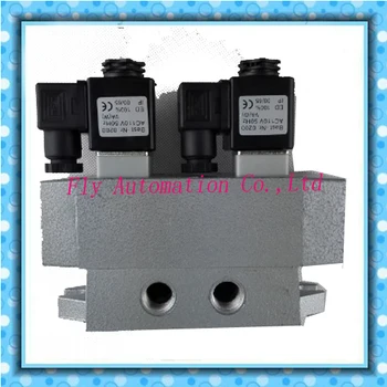 Grey Old Solenoid Valve K25D2H-40 1 1/2" 5 Port 2 Position Double Electricity