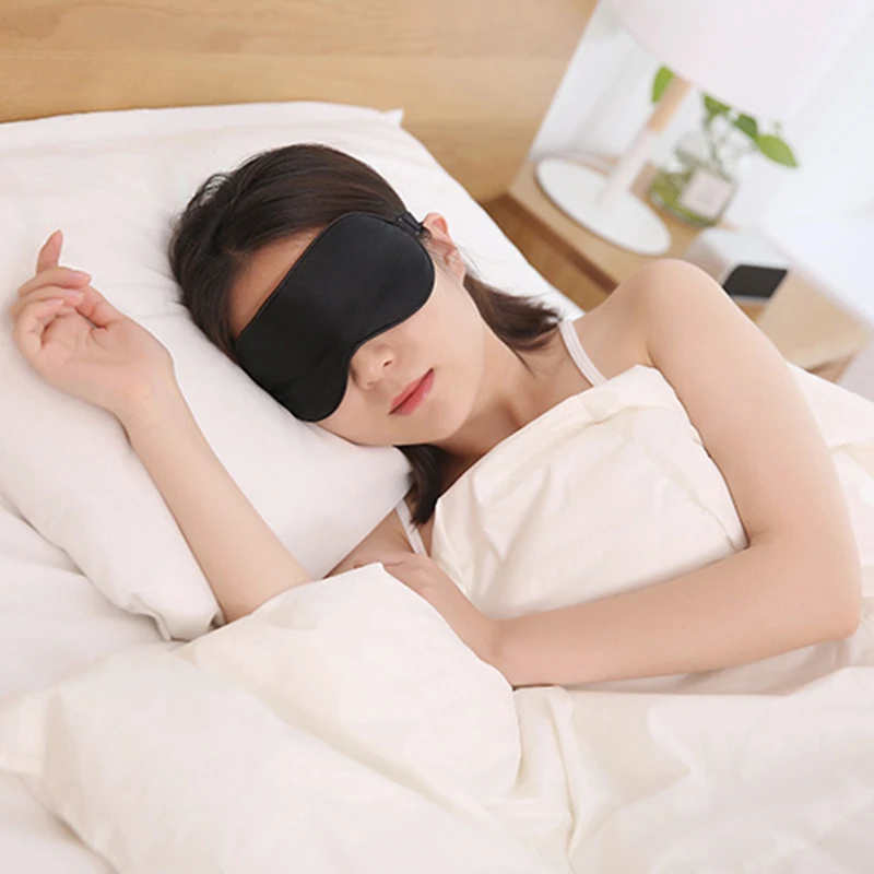 Natural Pure Silk Sleep Mask Healthy Sleeping Eye Mask Eyeshade for Travel Eye Patch Smooth Eyepatch Cover Shade Blindfold Black
Natural Pure Silk Sleep Mask Healthy Sleeping Eye Mask Eyeshade for Travel Eye Patch Smooth Eyepatch Cover Shade Blindfold Black