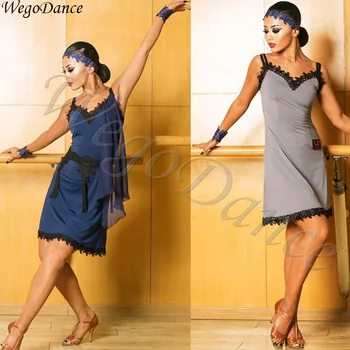 professional sexy Latin dance costumes Sling training dress woman freeshipping
professional sexy Latin dance costumes Sling training dress woman freeshipping