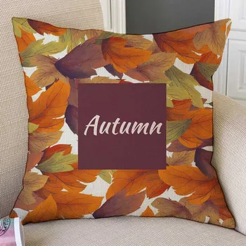Autumn Home Decorative Sofa Cushion Cover Watercolor Letter Print Gold Autumn Fall Leaves Floral Pattern Cotton Linen Car Pillow
Autumn Home Decorative Sofa Cushion Cover Watercolor Letter Print Gold Autumn Fall Leaves Floral Pattern Cotton Linen Car Pillow