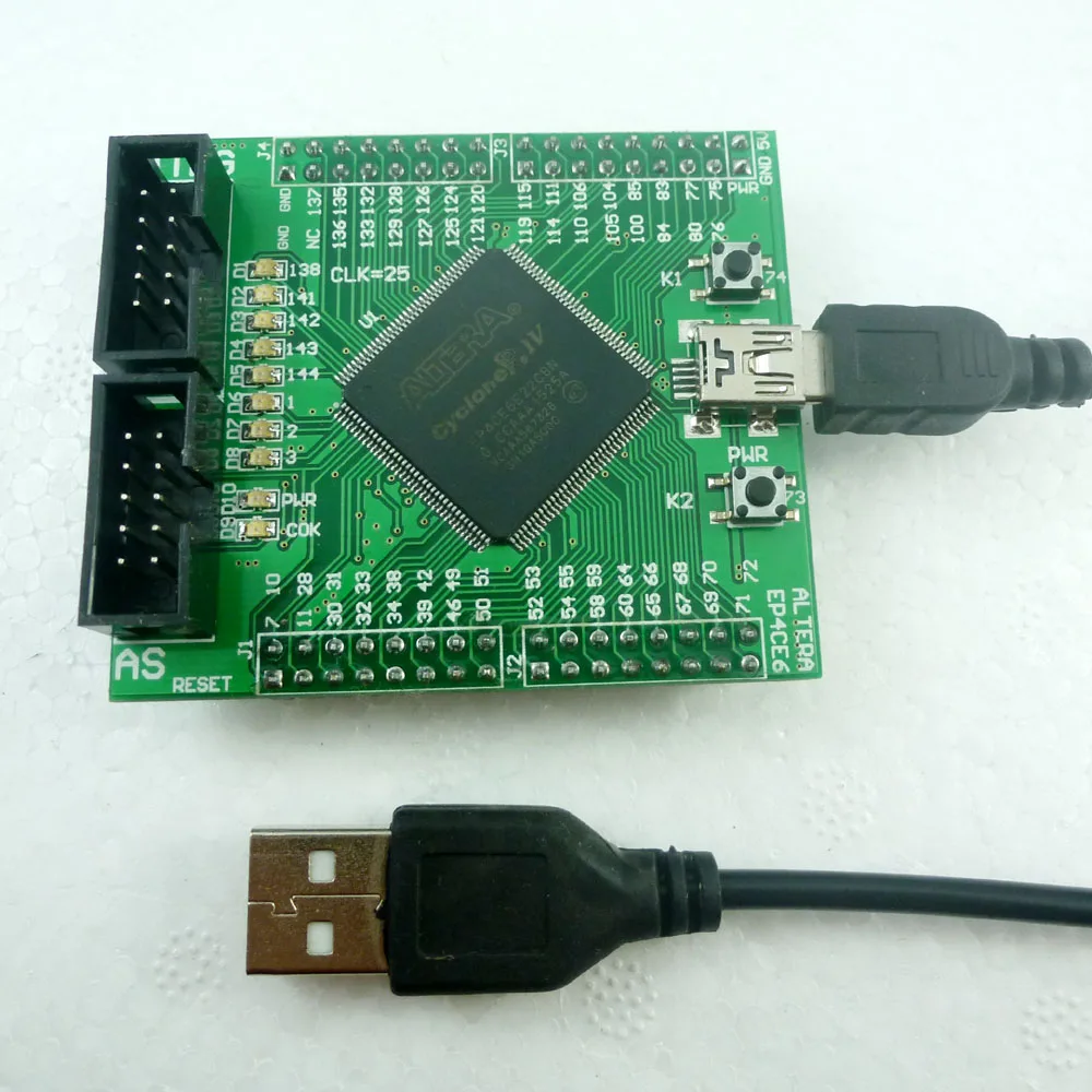 Cyclone IV FPGA Board EP4CE6E22C8N EP4CE6 Development ALTERA Cyclone4 PLD NiosII Core Board CPLD PLD SOPC SOC ASIC Button LED
Cyclone IV FPGA Board EP4CE6E22C8N EP4CE6 Development ALTERA Cyclone4 PLD NiosII Core Board CPLD PLD SOPC SOC ASIC Button LED