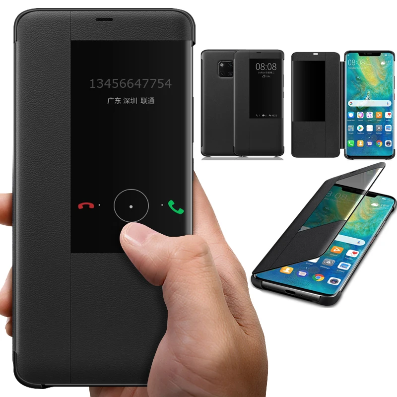 Smart Window View Leather Flip Case For Huawei P30 P30 Pro P20 P10 Mate 20 Mate 10 Nova 3 3I Honor 8X Y6 2018 Phone Case Cover
Smart Window View Leather Flip Case For Huawei P30 P30 Pro P20 P10 Mate 20 Mate 10 Nova 3 3I Honor 8X Y6 2018 Phone Case Cover