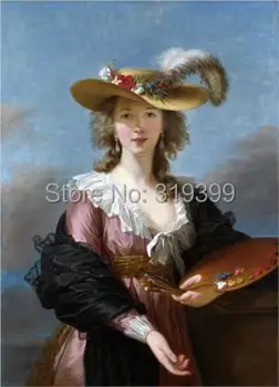 Self Portrait of Louise Elisabeth Vigee Le Brun,oil painting reproduction,canvas art,handmade oil painting,museum quality
Self Portrait of Louise Elisabeth Vigee Le Brun,oil painting reproduction,canvas art,handmade oil painting,museum quality
