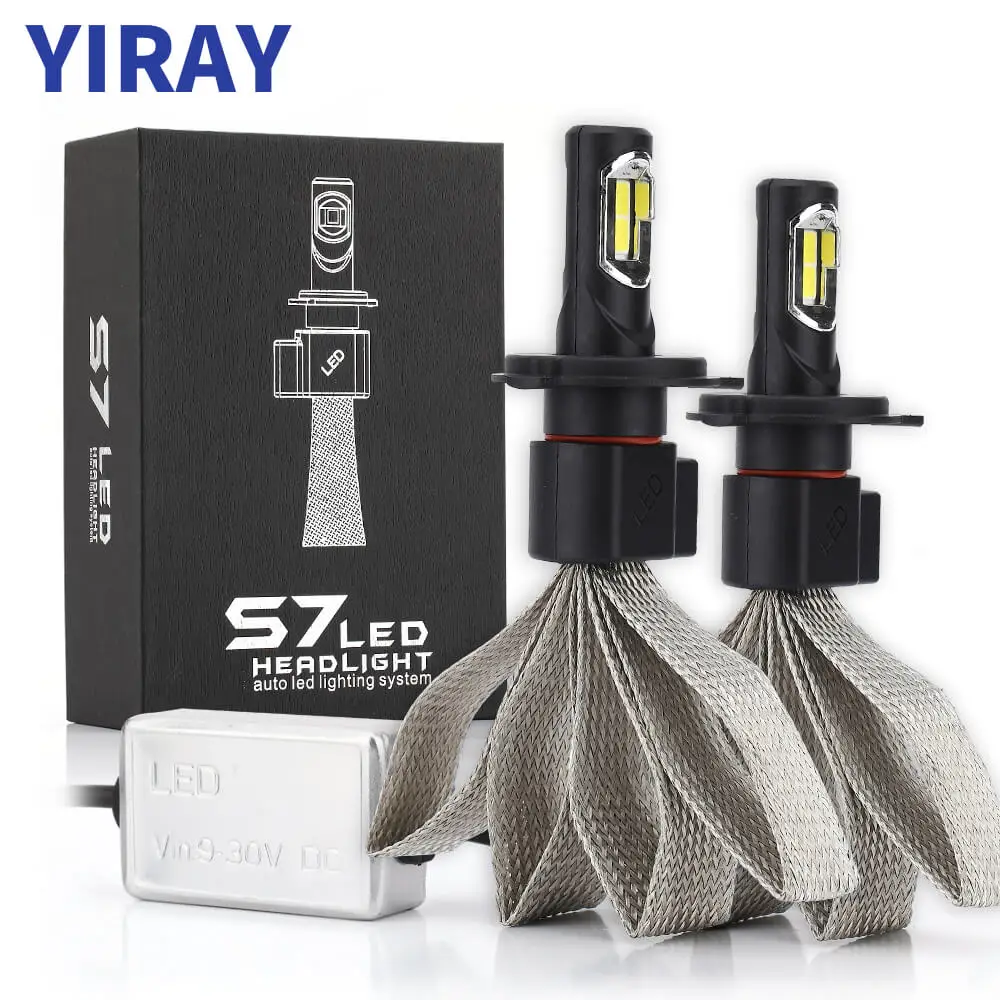 YIRAY H4 H7 LED Car Lights 9005 H1 H11 H13 H3 H8 H9 HB3 9004 9006 9007 880 LED Car Headlight Lamp Bulb 12V 72W 8000LM 6000K 2PCS
YIRAY H4 H7 LED Car Lights 9005 H1 H11 H13 H3 H8 H9 HB3 9004 9006 9007 880 LED Car Headlight Lamp Bulb 12V 72W 8000LM 6000K 2PCS