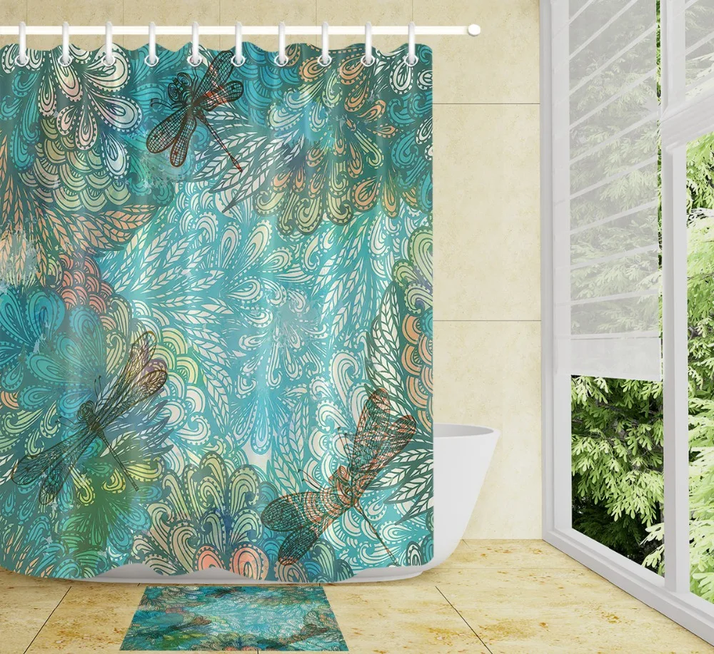 Water Surface Cartoon Dragonfly Green Leaf Shower Curtain Bathroom Curtain Waterproof Polyester Fabric for Bathtub Home Decor
Water Surface Cartoon Dragonfly Green Leaf Shower Curtain Bathroom Curtain Waterproof Polyester Fabric for Bathtub Home Decor